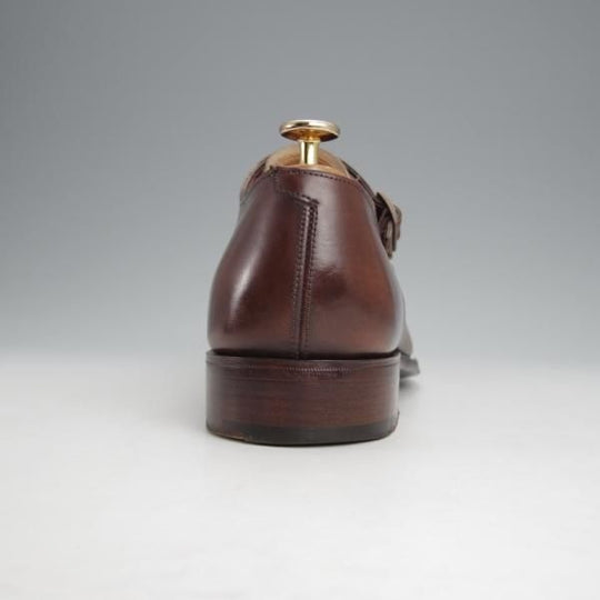 美品★(英)チーニー 6.5F【定価￥108,900-★インペリアルコレクション/HOLYROOD】208ラスト/ダブルモンク/カーフ/濃茶/CHEANEY★j464