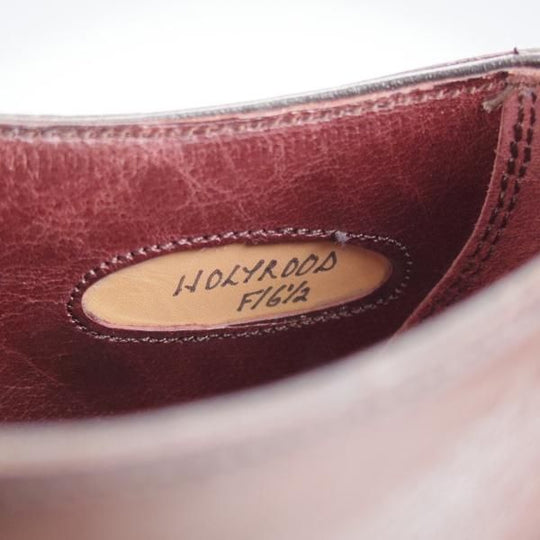 美品★(英)チーニー 6.5F【定価￥108,900-★インペリアルコレクション/HOLYROOD】208ラスト/ダブルモンク/カーフ/濃茶/CHEANEY★j464