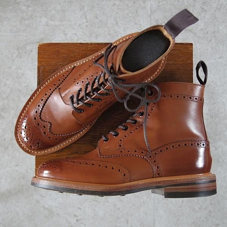 極上★トリッカーズ SIZE 6.5【定価￥132,000-★ダイナイトソール/STOW】ストウ/カントリーブーツ/Beechnut/茶/Tricker's★j465