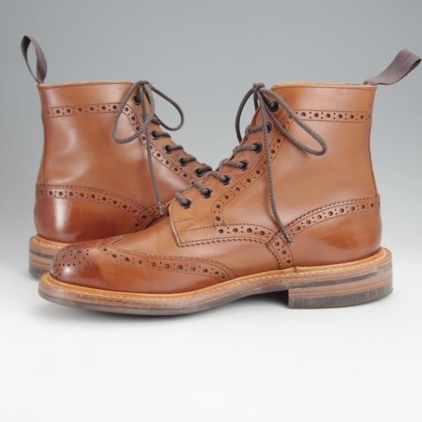 極上★トリッカーズ SIZE 6.5【定価￥132,000-★ダイナイトソール/STOW】ストウ/カントリーブーツ/Beechnut/茶/Tricker's★j465