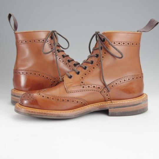 極上★トリッカーズ SIZE 6.5【定価￥132,000-★ダイナイトソール/STOW】ストウ/カントリーブーツ/Beechnut/茶/Tricker's★j465