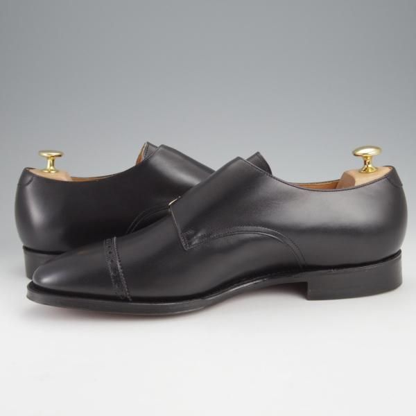 未使用★(英)ニュー&リングウッド SIZE 9【貴重★ダブルモンク/QA03】カーフ/黒/メンズ/リーガル/REGAL/New&Lingwood★j466