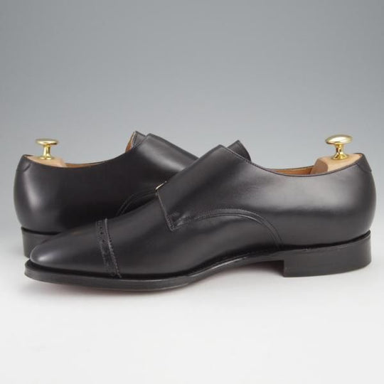 未使用★(英)ニュー&リングウッド SIZE 9【貴重★ダブルモンク/QA03】カーフ/黒/メンズ/リーガル/REGAL/New&Lingwood★j466