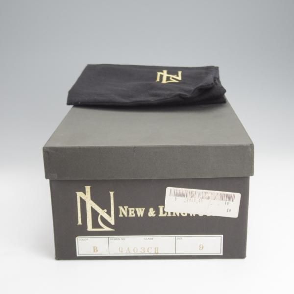 未使用★(英)ニュー&リングウッド SIZE 9【貴重★ダブルモンク/QA03】カーフ/黒/メンズ/リーガル/REGAL/New&Lingwood★j466
