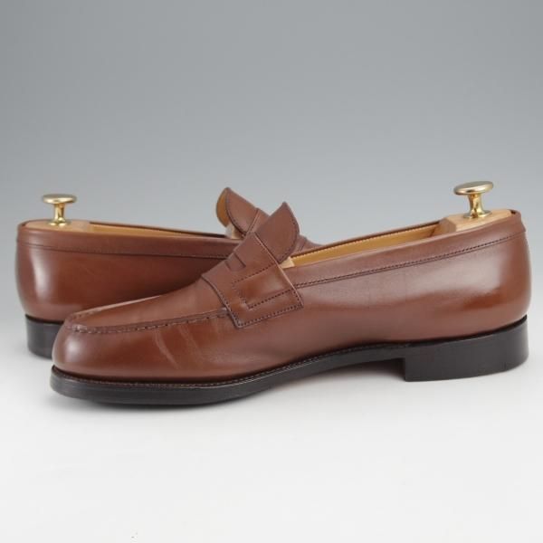 美品★J.M.ウエストン 6.5C【現行定価￥137,500-★180/コインローファー】41ラスト/ボックスカーフ/TAN/タン/茶/Weston/ウェストン★j468