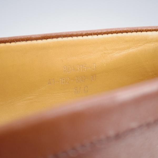 美品★J.M.ウエストン 6.5C【現行定価￥137,500-★180/コインローファー】41ラスト/ボックスカーフ/TAN/タン/茶/Weston/ウェストン★j468