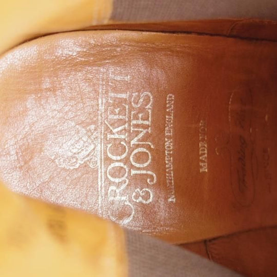 ★クロケット&ジョーンズ 7E【★トレーディングポスト別注/BYFIELD】360ラスト/サイドゴアブーツ/カーフ/茶/メンズ/Crockett&Jones★j470