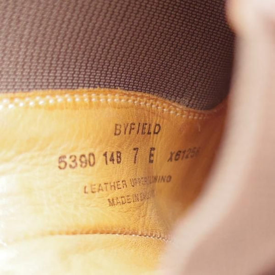 ★クロケット&ジョーンズ 7E【★トレーディングポスト別注/BYFIELD】360ラスト/サイドゴアブーツ/カーフ/茶/メンズ/Crockett&Jones★j470