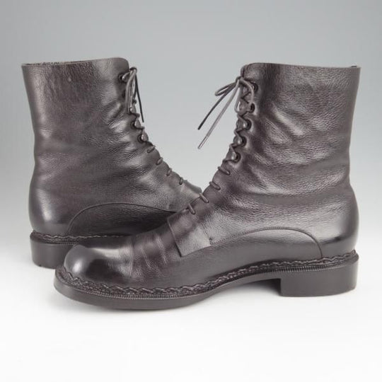 ★(伊)シルヴァノ・ラッタンジ SIZE 41【貴重★ノルベジェーゼ製法(フィンランテーゼ製法のようなステッチ)/ジルサンダー別注】黒★j471