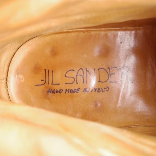 ★(伊)シルヴァノ・ラッタンジ SIZE 41【貴重★ノルベジェーゼ製法(フィンランテーゼ製法のようなステッチ)/ジルサンダー別注】黒★j471