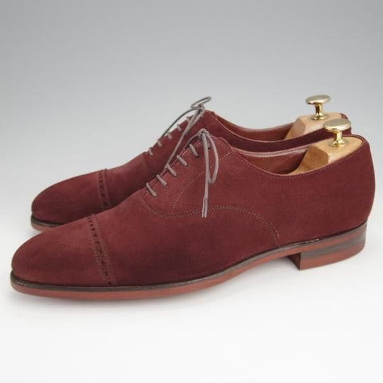 ★クロケット&ジョーンズ UK6.5程度【ハンドグレードライン★ダイナイトソール仕様/MELCOMBE】パンチドキャップトゥ/Crockett&Jones★j472