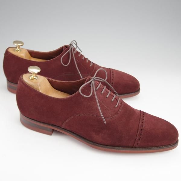 ★クロケット&ジョーンズ UK6.5程度【ハンドグレードライン★ダイナイトソール仕様/MELCOMBE】パンチドキャップトゥ/Crockett&Jones★j472