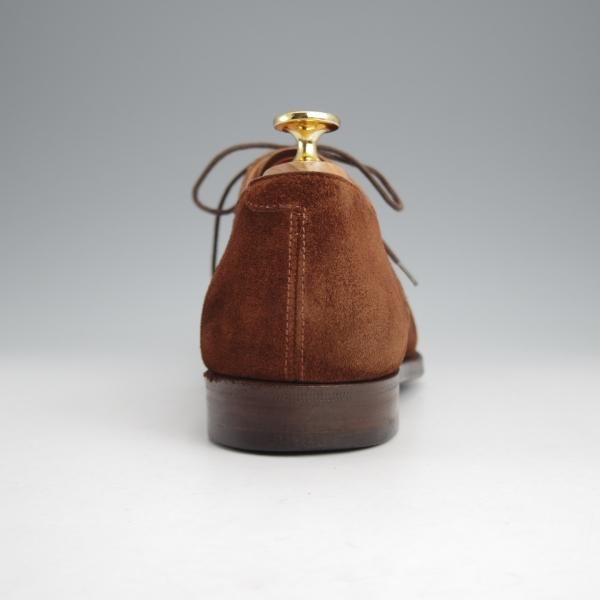 極上★クロケット&ジョーンズ 7D【ハンドグレードライン★CONWAY】オックスフォードシューズ/スエード/濃茶/Crockett&Jones★j474