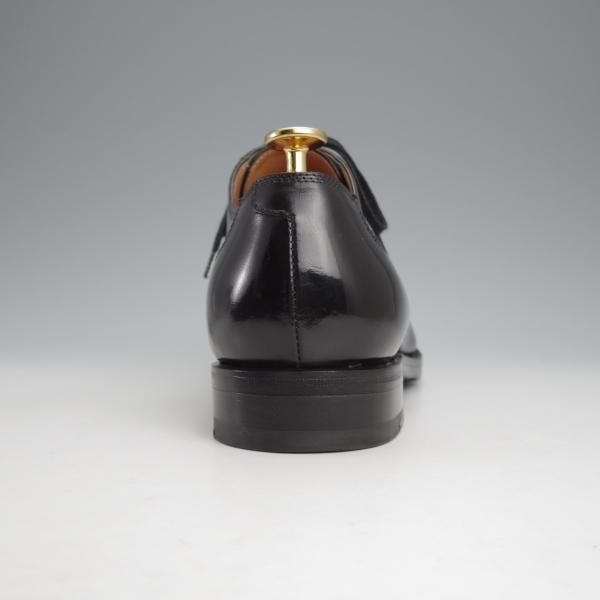 極美品★(伊)F.LLIジャコメッティ SIZE 39.5【定価￥97,900-★ハンドソーンウェルテッド製法/九分仕立て】FG126/黒/Giacometti★j476