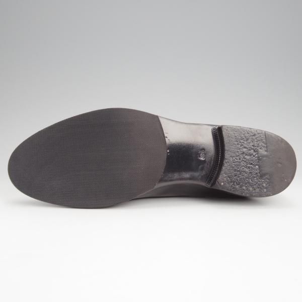 極美品★(伊)F.LLIジャコメッティ SIZE 39.5【定価￥97,900-★ハンドソーンウェルテッド製法/九分仕立て】FG126/黒/Giacometti★j476