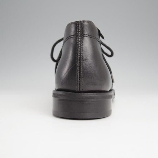 未使用★パラブーツ SIZE 6.5【貴重★レザーソール仕様/チャッカブーツ】モカシンブーツ/カーフ/黒/メンズ/Paraboot★j478