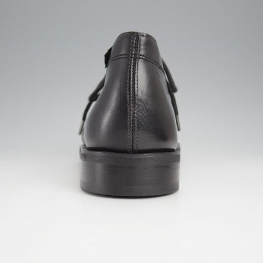 未使用★パラブーツ SIZE 6.5【貴重★レザーソール仕様/チャッカブーツ】モカシンブーツ/カーフ/黒/メンズ/Paraboot★j478