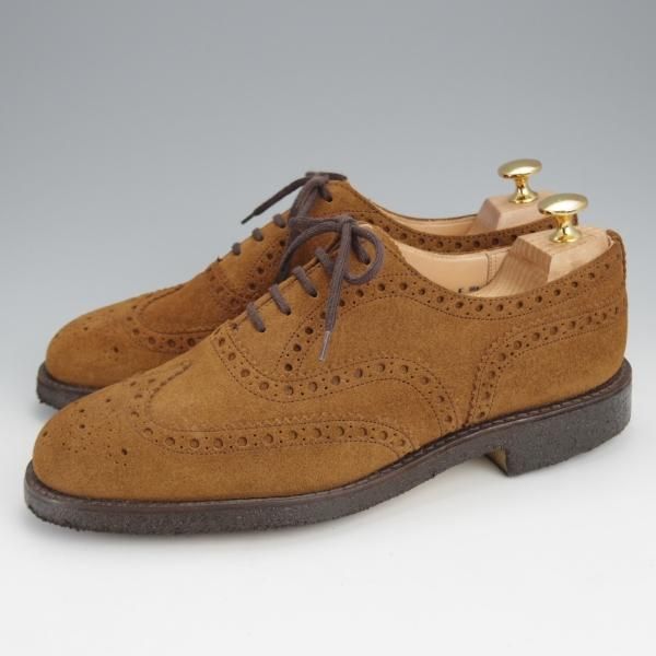 美品★チャーチ 65F/UK6.5【現行定価￥125,400-★FAIRFIELD/フェアフィールド】81ラスト/フルブローグ/スエード/マラッカ/Church's★j479