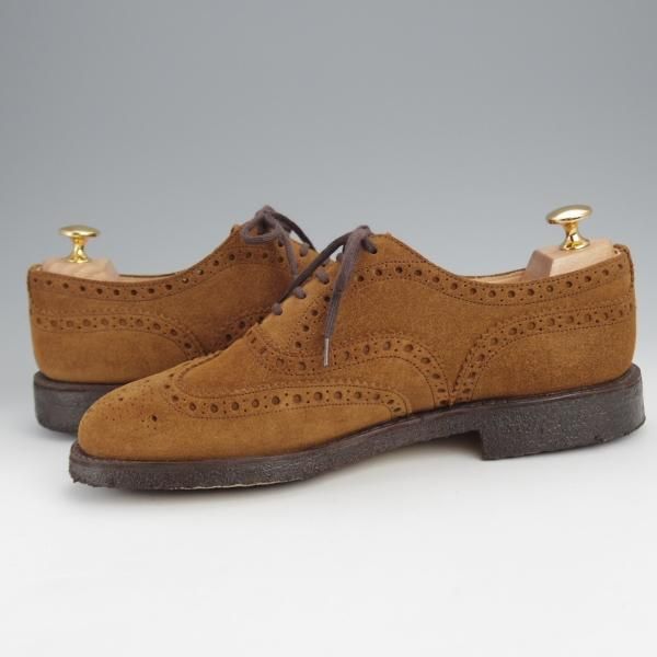 美品★チャーチ 65F/UK6.5【現行定価￥125,400-★FAIRFIELD/フェアフィールド】81ラスト/フルブローグ/スエード/マラッカ/Church's★j479