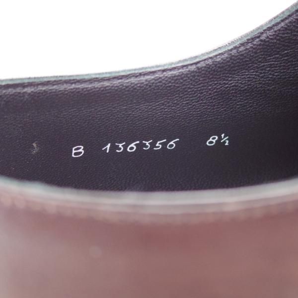 未使用★(伊)タニノクリスチー SIZE 8.5【最後期のストレートチップ★2009年FW展開/ZANTELLO】693/濃茶/TANINO CRISCI★j481