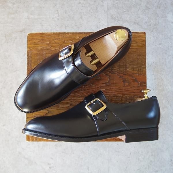 未使用★チャーチ 75F/UK7.5【現行定価￥181,500-★旧チャーチ/ブックバインダーカーフ】73ラスト/Westbury/3都市ロゴ/黒/Church's★j482