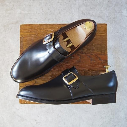 未使用★チャーチ 75F/UK7.5【現行定価￥181,500-★旧チャーチ/ブックバインダーカーフ】73ラスト/Westbury/3都市ロゴ/黒/Church's★j482