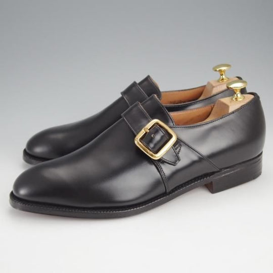 未使用★チャーチ 75F/UK7.5【現行定価￥181,500-★旧チャーチ/ブックバインダーカーフ】73ラスト/Westbury/3都市ロゴ/黒/Church's★j482