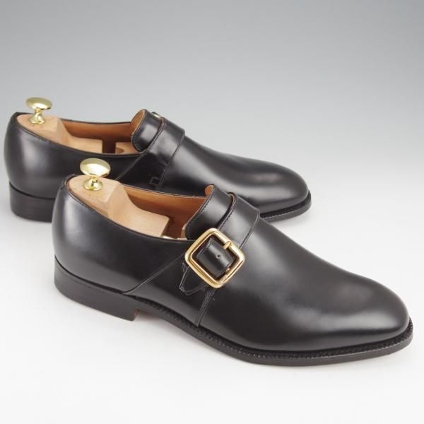 未使用★チャーチ 75F/UK7.5【現行定価￥181,500-★旧チャーチ/ブックバインダーカーフ】73ラスト/Westbury/3都市ロゴ/黒/Church's★j482