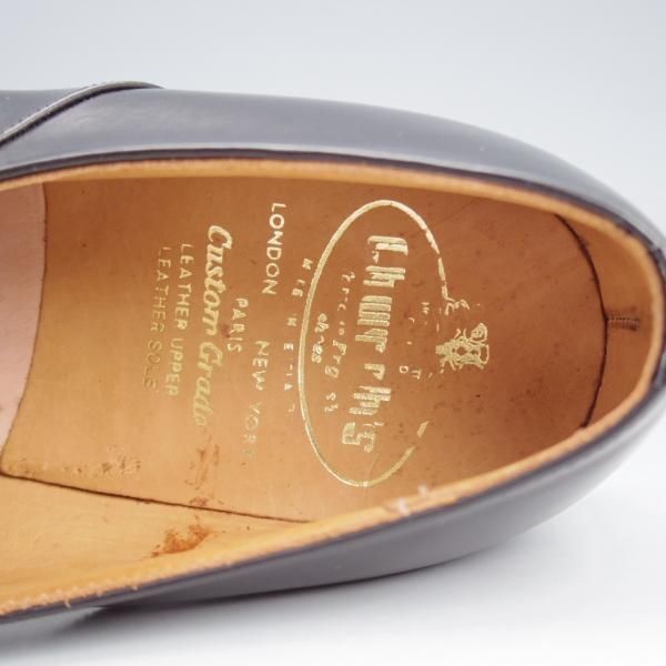 未使用★チャーチ 75F/UK7.5【現行定価￥181,500-★旧チャーチ/ブックバインダーカーフ】73ラスト/Westbury/3都市ロゴ/黒/Church's★j482