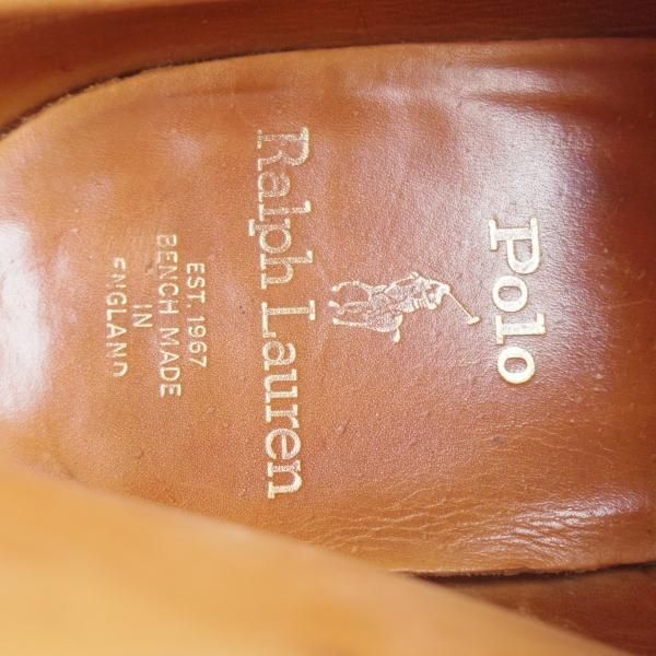 極上★クロケット&ジョーンズ UK6.5/US7E【★(米)ラルフローレン別注/Ralph Lauren】ダブルモンク/ブーツ/カーフ/黒/Crockett&Jones★j483