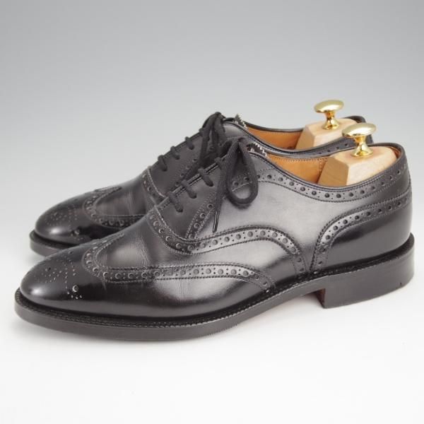 極上★チャーチ 60E/UK6【旧チャーチ★Henley/3都市ロゴ/149ラスト】フルブローグ/カーフ/黒/メンズ/Church's★j484