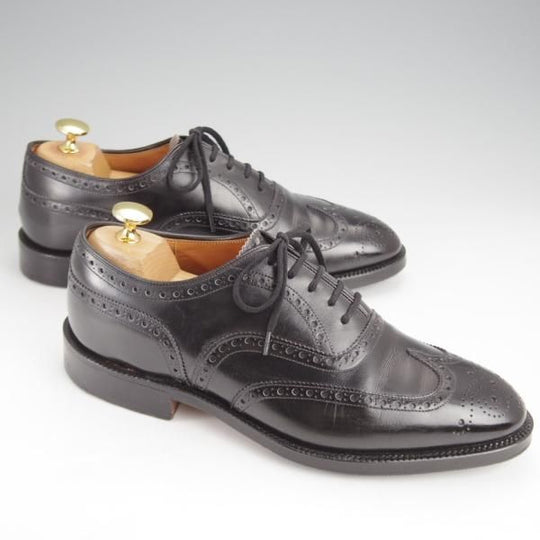 極上★チャーチ 60E/UK6【旧チャーチ★Henley/3都市ロゴ/149ラスト】フルブローグ/カーフ/黒/メンズ/Church's★j484