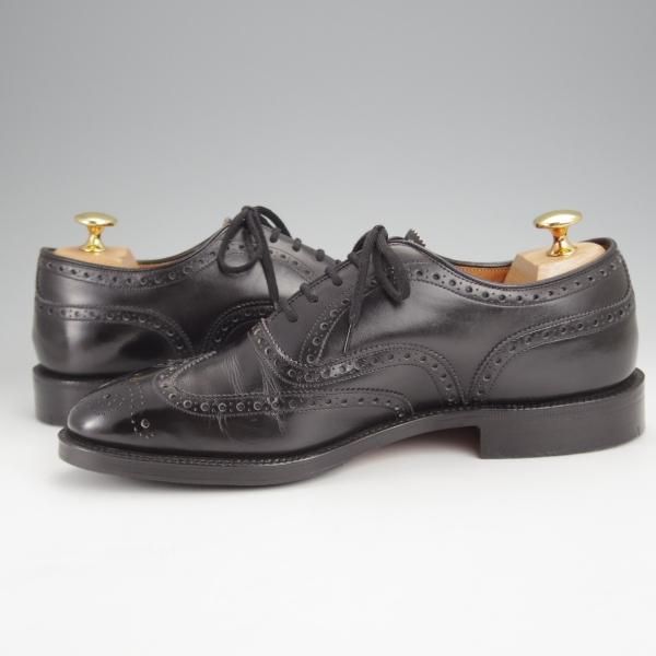 極上★チャーチ 60E/UK6【旧チャーチ★Henley/3都市ロゴ/149ラスト】フルブローグ/カーフ/黒/メンズ/Church's★j484