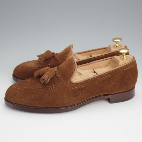 極上★クロケット&ジョーンズ 6.5E【定価￥92,400-★CAVENDISH 3/キャベンディッシュ3】タッセルローファー/茶/Crockett&Jones★j485