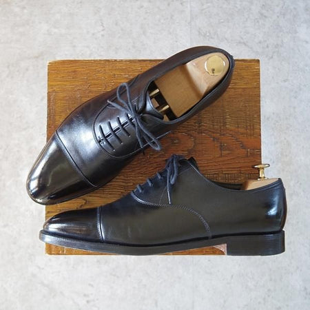 極上★ジョンロブ 6.5E【定価￥203,500-★CITY 2/シティ/7000ラスト】ストレートチップ/カーフ/黒/メンズ/JOHN LOBB★j492