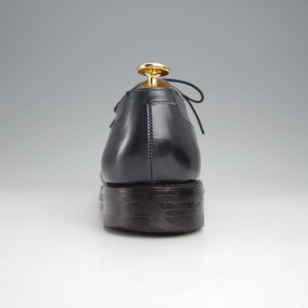 ★クロケット&ジョーンズ UK5程度【定価￥92,400-★ダイナイトソール仕様/MORETON】モールトン/Uチップ/カーフ/紺/Crockett&Jones★j493