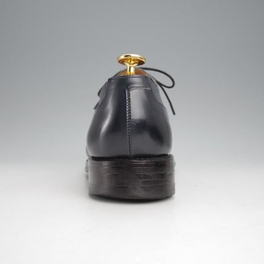 ★クロケット&ジョーンズ UK5程度【定価￥92,400-★ダイナイトソール仕様/MORETON】モールトン/Uチップ/カーフ/紺/Crockett&Jones★j493