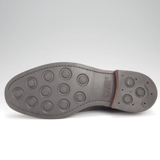 ★クロケット&ジョーンズ UK5程度【定価￥92,400-★ダイナイトソール仕様/MORETON】モールトン/Uチップ/カーフ/紺/Crockett&Jones★j493