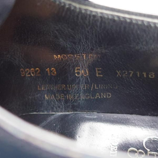 ★クロケット&ジョーンズ UK5程度【定価￥92,400-★ダイナイトソール仕様/MORETON】モールトン/Uチップ/カーフ/紺/Crockett&Jones★j493