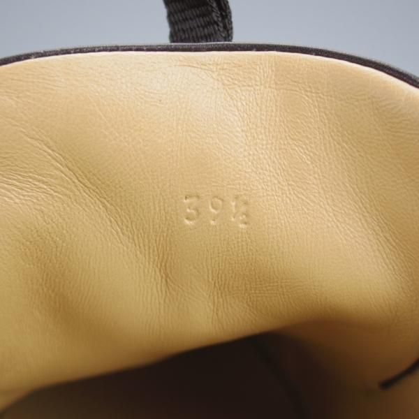 極美品★(伊製)HERMES/エルメス SIZE 39.5【高額★Miles/レザースニーカー/黒×茶】カーフ×スエード/メンズ★j495