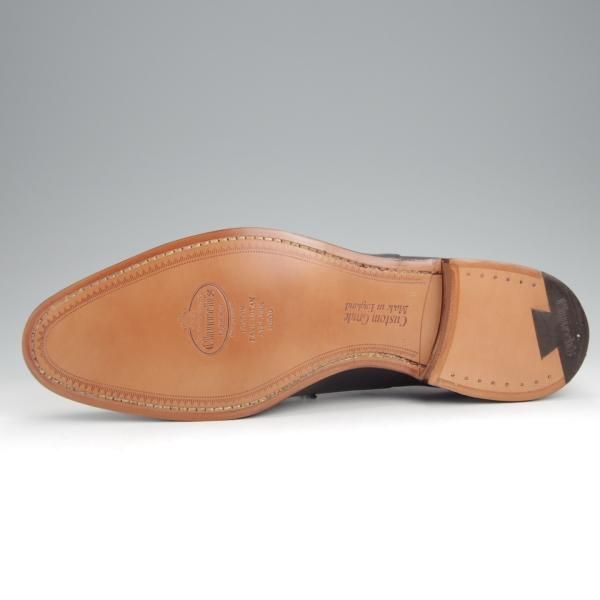 未使用★チャーチ 90G/UK9【定価￥160,600-★ストレートチップ/DUBAI】136ラスト/ポリッシュドバインダーカーフ/紺/Church's★j498