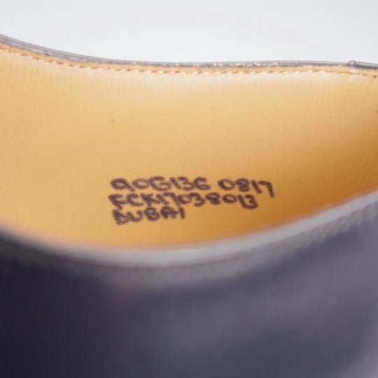 未使用★チャーチ 90G/UK9【定価￥160,600-★ストレートチップ/DUBAI】136ラスト/ポリッシュドバインダーカーフ/紺/Church's★j498