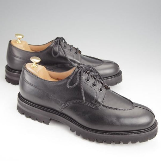 未使用★チャーチ 90F/UK9【貴重★シャノンと同じ103ラスト/EDGERTON】Uチップ/MONTERIA CALF/モンテリアカーフ/黒/Church's★j499