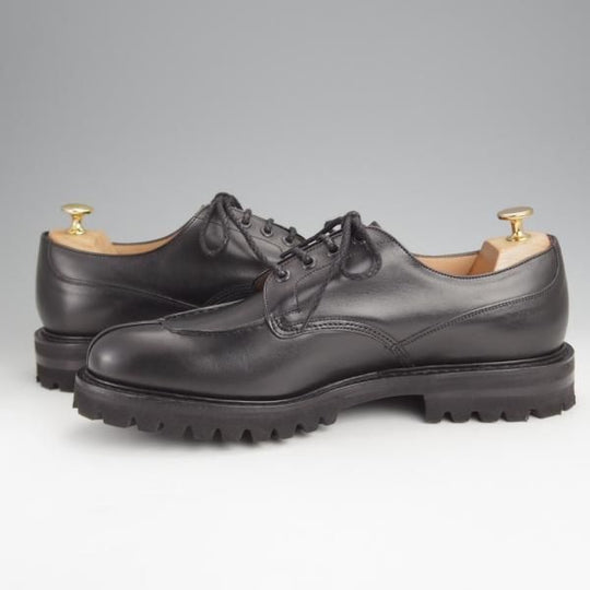 未使用★チャーチ 90F/UK9【貴重★シャノンと同じ103ラスト/EDGERTON】Uチップ/MONTERIA CALF/モンテリアカーフ/黒/Church's★j499