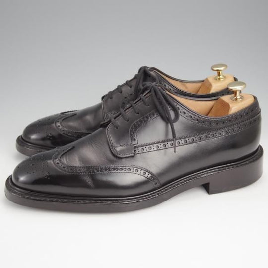 美品★チャーチ 85G/UK8.5【定価￥198,000-★ダイナイトソール/グラフトン/GRAFTON R】173ラスト/フルブローグ/カーフ/黒/Church's★j500