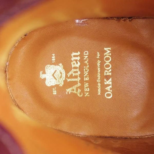 未使用★オールデン 8D【貴重★コードバン仕様/(台湾)OAK ROOM別注/インディーブーツ】A1903HC/赤茶/#8/バーガンディー/ALDEN★j501