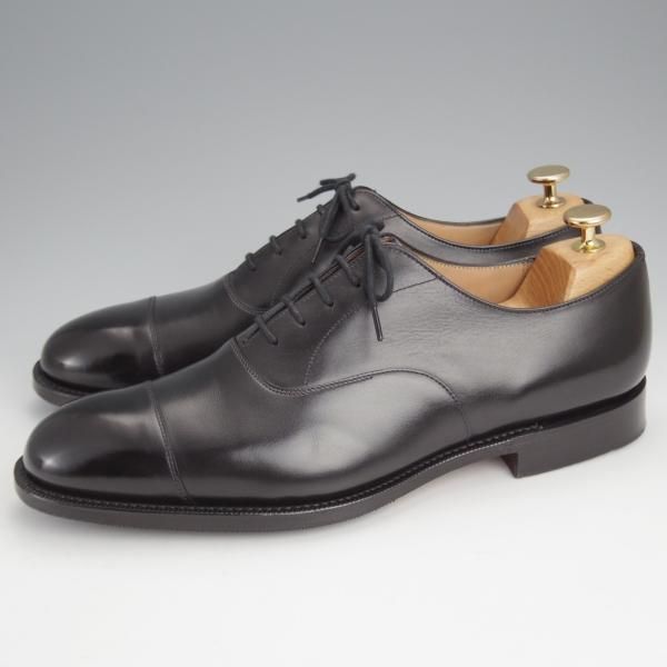 極美品★チャーチ 85F/UK8.5【定価￥176,000-★コンサル/CONSUL】173ラスト/ストレートチップ/カーフ/黒/メンズ/Church's★j503