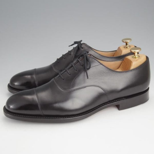 極美品★チャーチ 85F/UK8.5【定価￥176,000-★コンサル/CONSUL】173ラスト/ストレートチップ/カーフ/黒/メンズ/Church's★j503