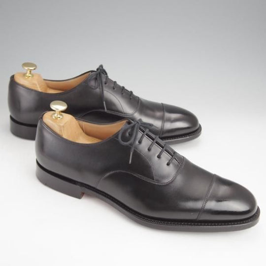 極美品★チャーチ 85F/UK8.5【定価￥176,000-★コンサル/CONSUL】173ラスト/ストレートチップ/カーフ/黒/メンズ/Church's★j503