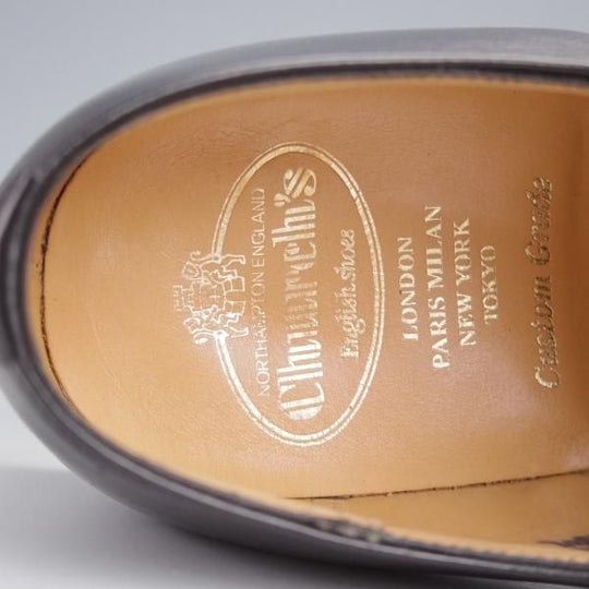 極美品★チャーチ 85F/UK8.5【定価￥176,000-★コンサル/CONSUL】173ラスト/ストレートチップ/カーフ/黒/メンズ/Church's★j503